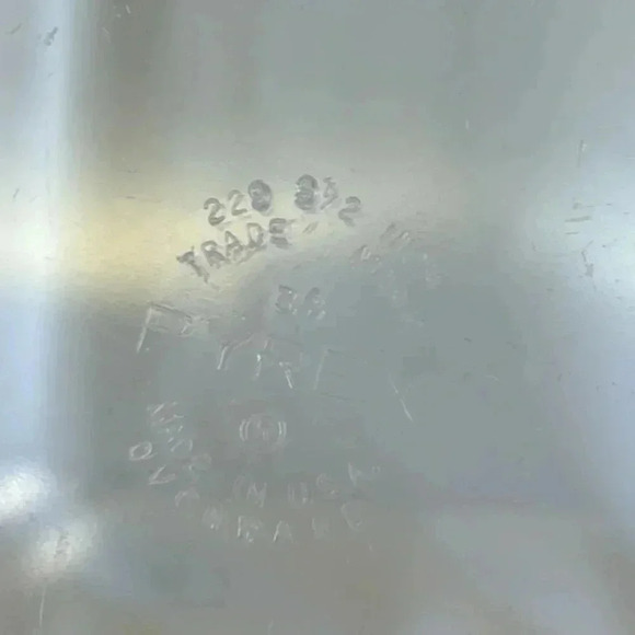 Pyrex Glass Pie Plates 9.5" Scalloped Cranberry & Clear Glass Baking Dishes #229 - Picture 6 of 6